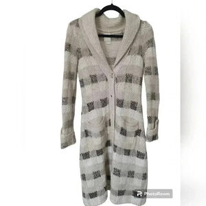 Far Away From Close Anthropologie Size Small Long Cardigan Retail $188 EXCELLENT